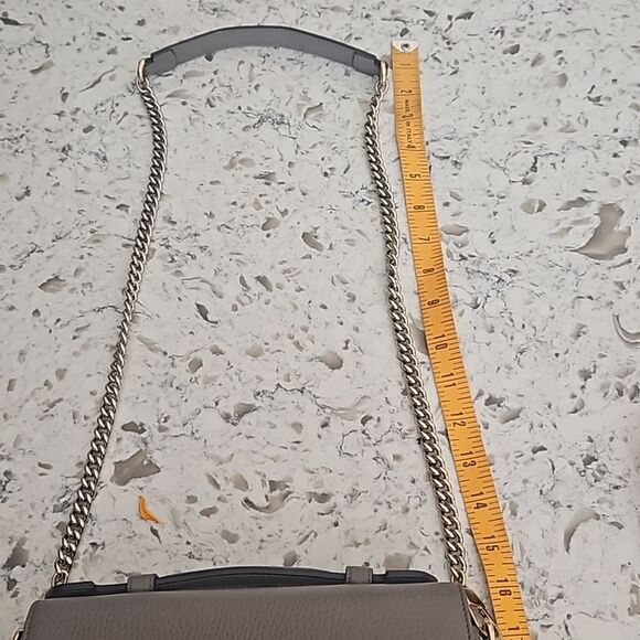 Gucci Taupe Pebbled Leather Shoulder Bag with COA - Picture 16 of 17